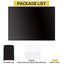 DIY Portable Travel Blackout Curtain Temporary For Living Room Home Window Non-perforated Black Cloth - Slobuy