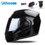 DOT Certification Uchoose Motorcycle Helmet Double Lens Cross Section Helmet Safety Modular Flip Helm Unisex Helmet With Visor - Slobuy