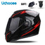 DOT Certification Uchoose Motorcycle Helmet Double Lens Cross Section Helmet Safety Modular Flip Helm Unisex Helmet With Visor - Slobuy