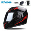 DOT Certification Uchoose Motorcycle Helmet Double Lens Cross Section Helmet Safety Modular Flip Helm Unisex Helmet With Visor - Slobuy