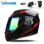 DOT Certification Uchoose Motorcycle Helmet Double Lens Cross Section Helmet Safety Modular Flip Helm Unisex Helmet With Visor - Slobuy