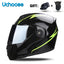 DOT Certification Uchoose Motorcycle Helmet Double Lens Cross Section Helmet Safety Modular Flip Helm Unisex Helmet With Visor - Slobuy