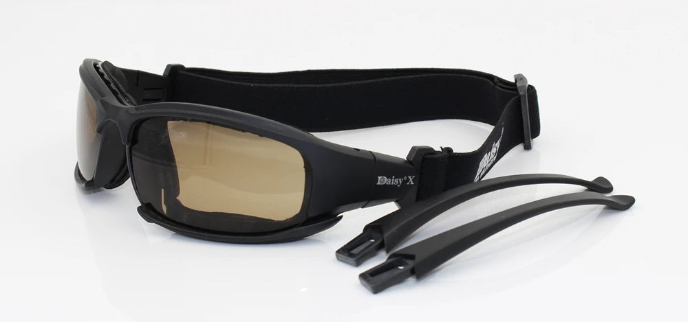 Daisy X7 glasses Men Military polarized Sunglasses Bullet-proof airsoft shooting Gafas smoke lens Motorcycle Cycling Goggles - Slobuy