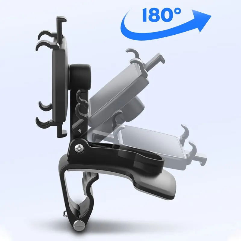 Dashboard Car Phone Holder 360 Degree Rotation Phone Mount with Rubber Gripper Universal Car Smartphone Bracket for Navigation - Slobuy