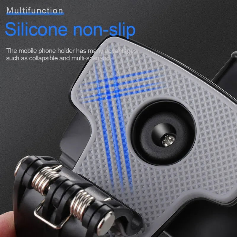 Dashboard Car Phone Holder 360 Degree Rotation Phone Mount with Rubber Gripper Universal Car Smartphone Bracket for Navigation - Slobuy