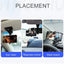 Dashboard Car Phone Holder 360 Degree Rotation Phone Mount with Rubber Gripper Universal Car Smartphone Bracket for Navigation - Slobuy