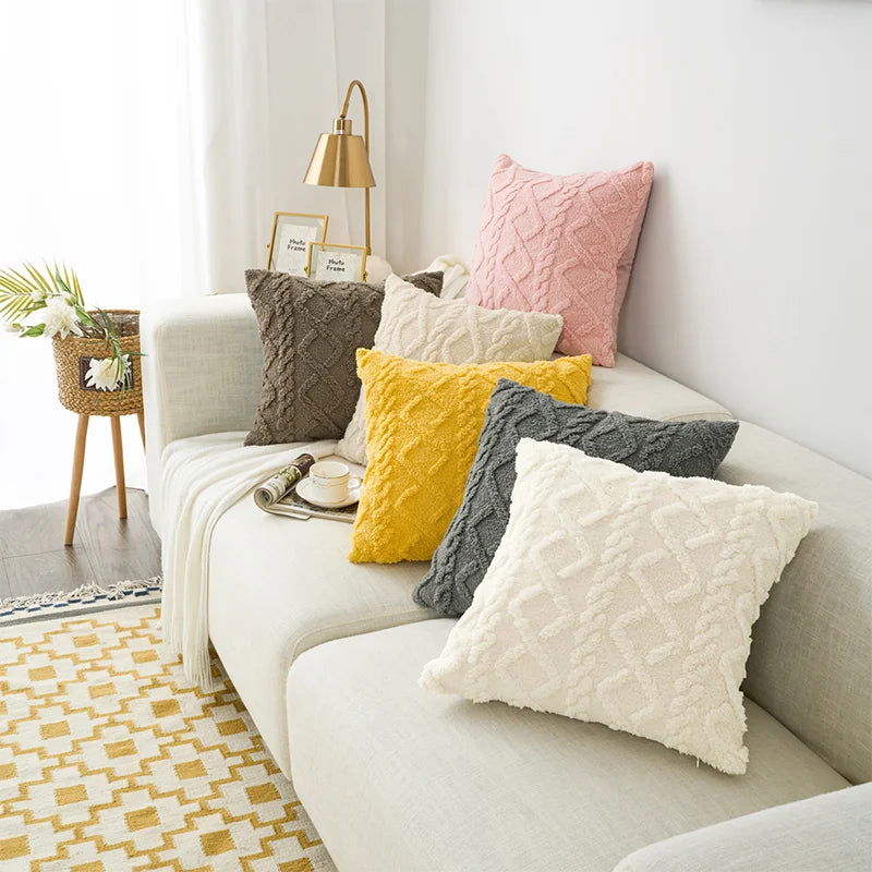 Decorative Pillows For Sofa 45x45CM Dakimakura Decoration Home Pillow Cover For Living Room Fluffy Couch Cushion Cover - Slobuy