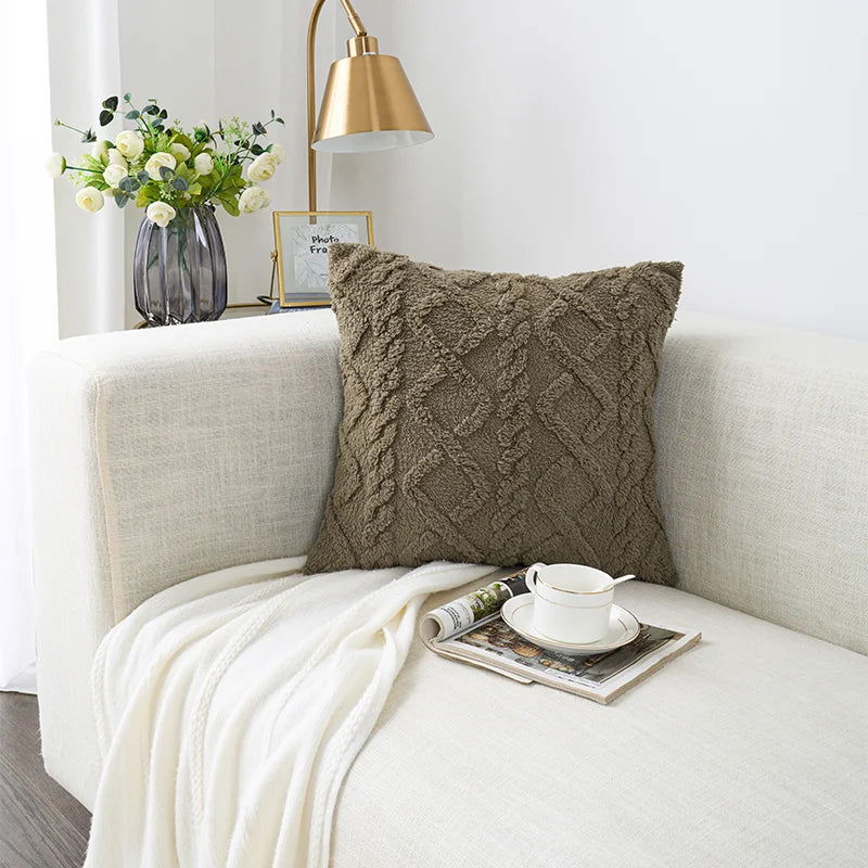 Decorative Pillows For Sofa 45x45CM Dakimakura Decoration Home Pillow Cover For Living Room Fluffy Couch Cushion Cover - Slobuy