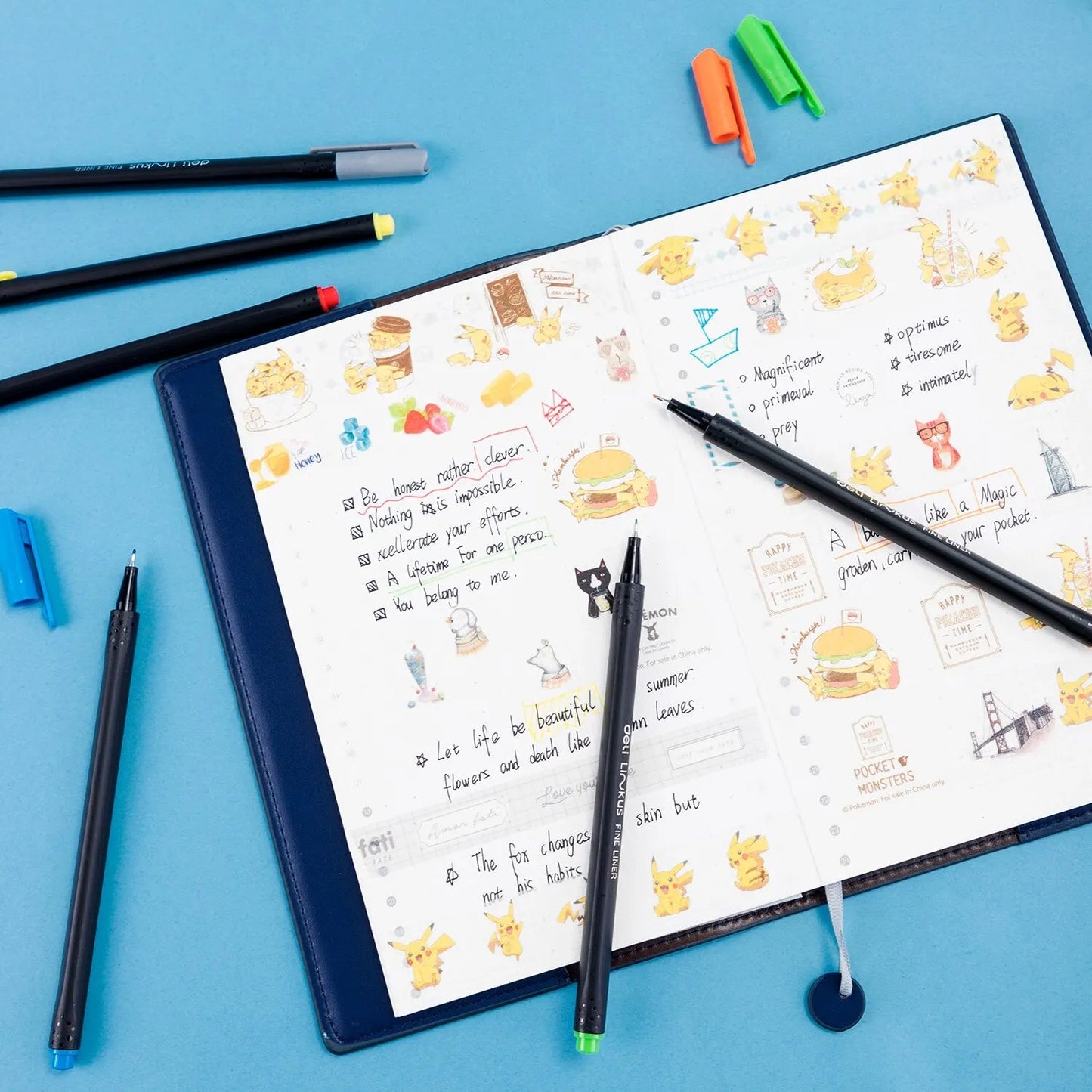 Deli 12 Color Fine Liner Set Art Marker Pens Sketch Marker Double Head Manga Comics For Sketch Drawing Painting School Art Set - Slobuy