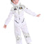 Deluxe Boys Girls White Space Astronaut Costume Suitable For Book Week Halloween Carnival Out Space Themed Party Kids Costumes - Slobuy