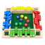 Deluxe Four Sided 10 Numbers Shut The Box Board Game Set Dice Party Club Drinking Games for Adults Families - Slobuy