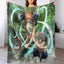 Demon Antistatic Soft Blankets & Throws Blanket Slayer Fluffy Decorative Anime Custom Fleece - Slobuy
