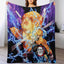 Demon Antistatic Soft Blankets & Throws Blanket Slayer Fluffy Decorative Anime Custom Fleece - Slobuy