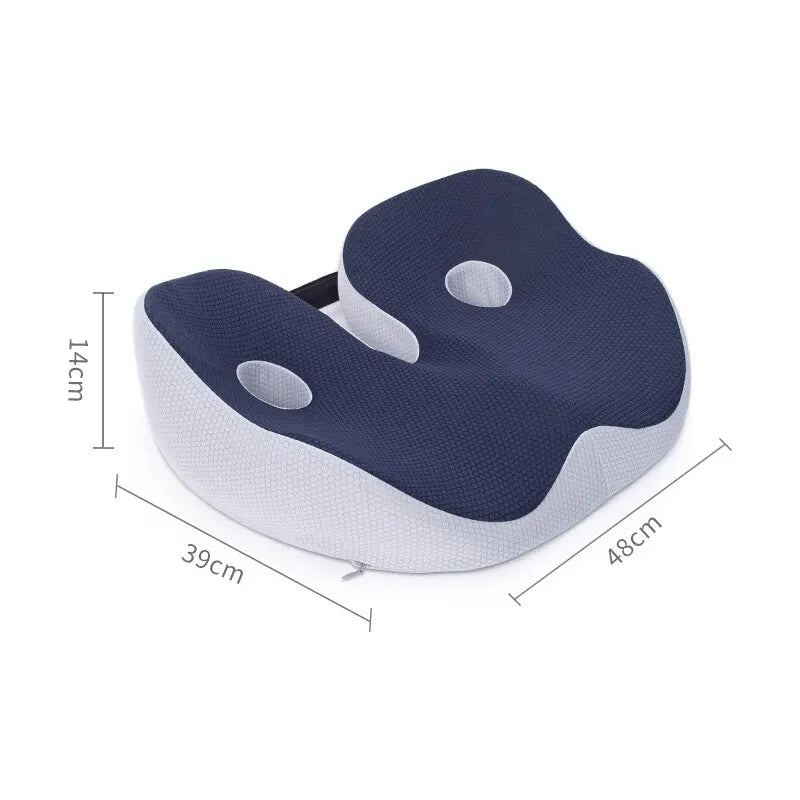 Deodar Comfort Memory Foam Office Chair Seat Cushion Pain Relief for Coccyx Hemorrhoid Tailbone Prostate Sciatica Pelvic Sores - Slobuy