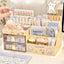 Desktop Cosmetic Storage Box Organizer Drawer Office Storage Rack Stationery Desk Pen Holder Bunny Drawer Organizer Cute Kawaii - Slobuy