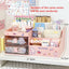 Desktop Cosmetic Storage Box Organizer Drawer Office Storage Rack Stationery Desk Pen Holder Bunny Drawer Organizer Cute Kawaii - Slobuy