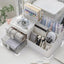Desktop Transparent Cosmetics Storage Box Desktop Organizer with Drawers Pen Holder Stationary Storage Rack for Office Desks - Slobuy
