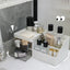 Desktop Transparent Cosmetics Storage Box Desktop Organizer with Drawers Pen Holder Stationary Storage Rack for Office Desks - Slobuy