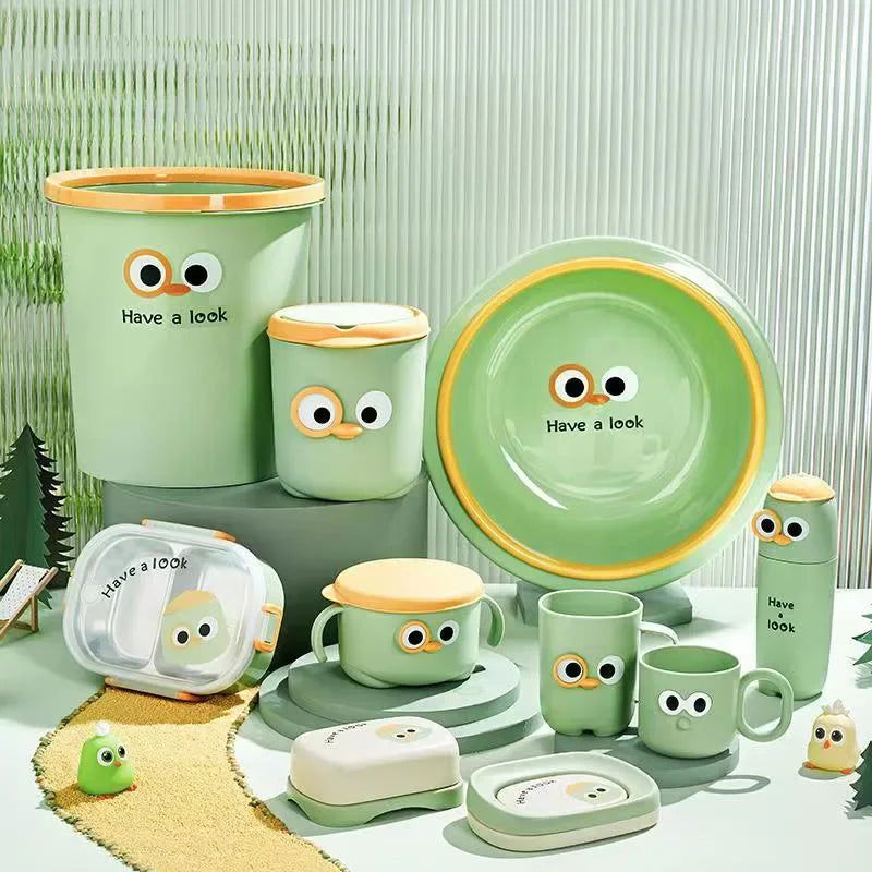 Desktop Trash Can Cute Dustbin Mini INS Simple Belt Lid Small Storage Bucket Kitchen Basket Garbage Bin for Office Home Rubbish - Slobuy