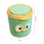 Desktop Trash Can Cute Dustbin Mini INS Simple Belt Lid Small Storage Bucket Kitchen Basket Garbage Bin for Office Home Rubbish - Slobuy