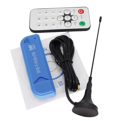 Digital USB 2.0 TV Stick Mini Portable TV stick DVB-T + DAB + FM RTL2832U FC0012 Support SDR Tuner Receiver TV accessories - Slobuy