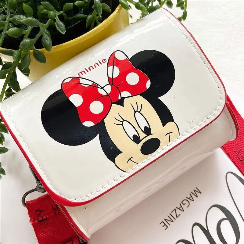 Disney 2023 New Shoulder Bag Mickey Mouse Cute Mini Crossbody Bag Children's Wallet Minnie Mickey Mouse Cartoon Girls Side Bag - Slobuy