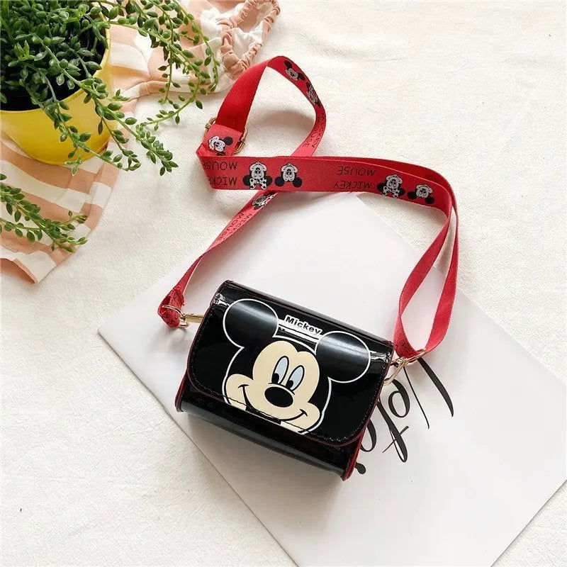 Disney 2023 New Shoulder Bag Mickey Mouse Cute Mini Crossbody Bag Children's Wallet Minnie Mickey Mouse Cartoon Girls Side Bag - Slobuy