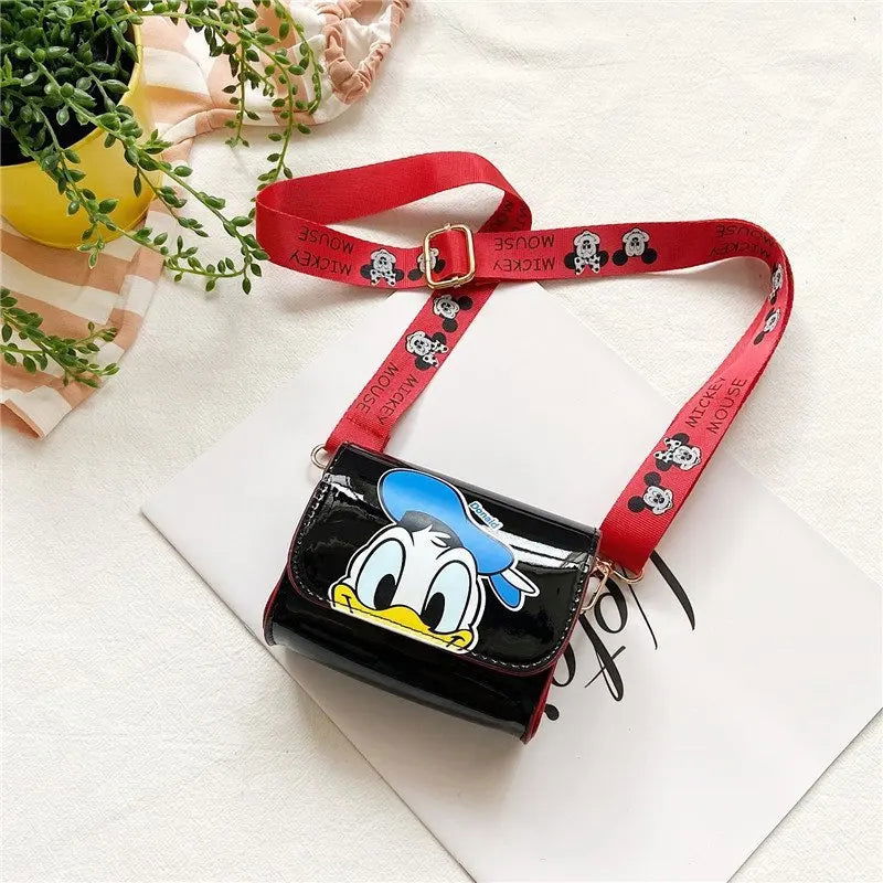 Disney 2023 New Shoulder Bag Mickey Mouse Cute Mini Crossbody Bag Children's Wallet Minnie Mickey Mouse Cartoon Girls Side Bag - Slobuy