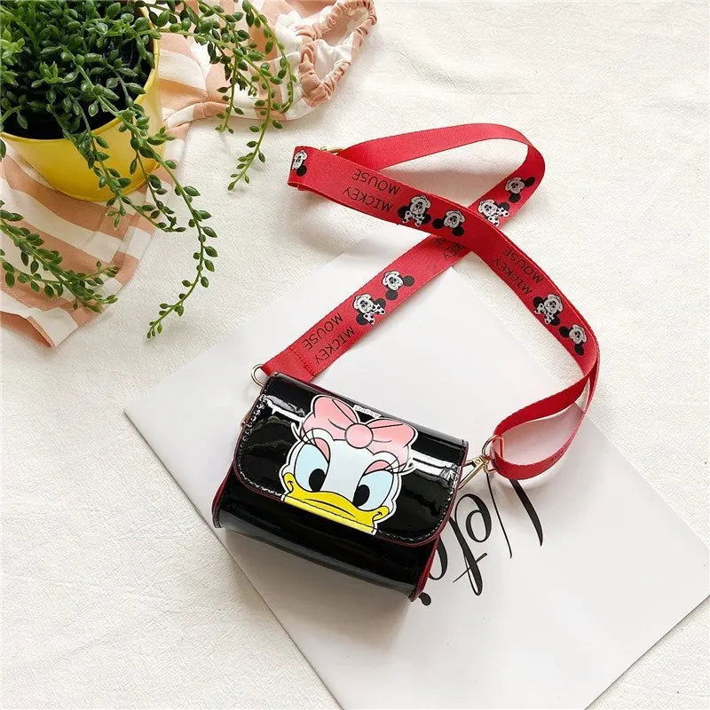 Disney 2023 New Shoulder Bag Mickey Mouse Cute Mini Crossbody Bag Children's Wallet Minnie Mickey Mouse Cartoon Girls Side Bag - Slobuy
