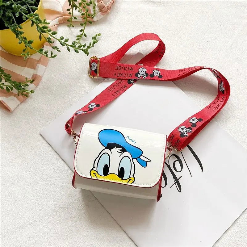 Disney 2023 New Shoulder Bag Mickey Mouse Cute Mini Crossbody Bag Children's Wallet Minnie Mickey Mouse Cartoon Girls Side Bag - Slobuy