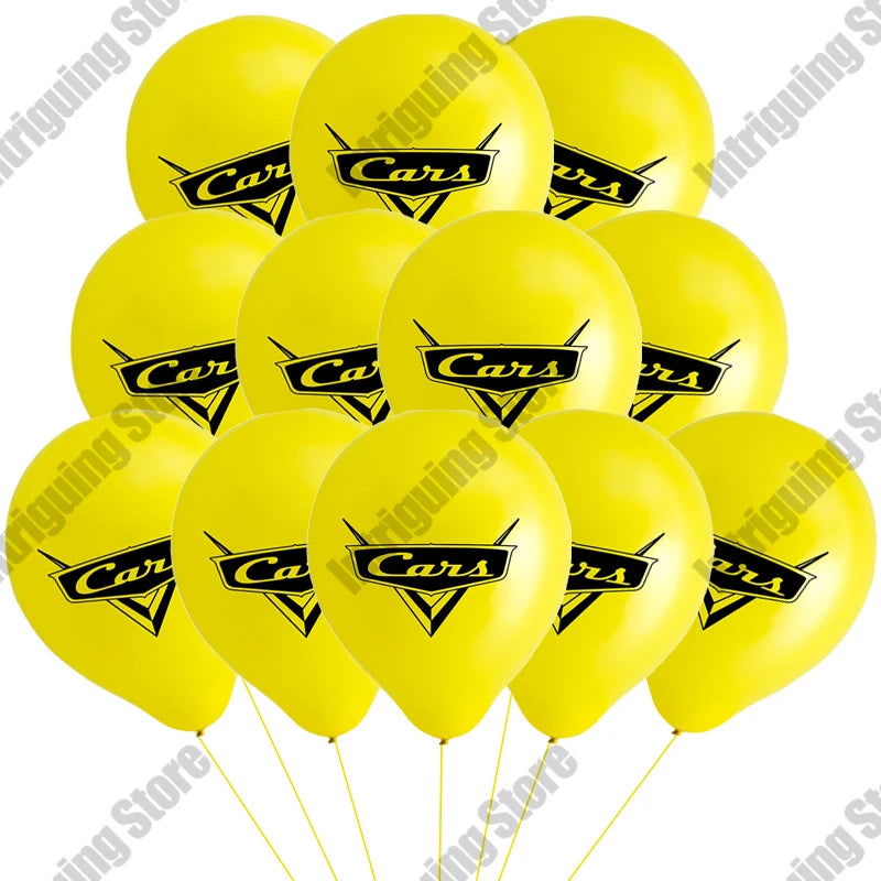 Disney Cars Lightning McQueen 32" Number Balloon Set   Baby Shower Supplies Birthday Party Decorations Kids Toy Gifts Air Globos - Slobuy
