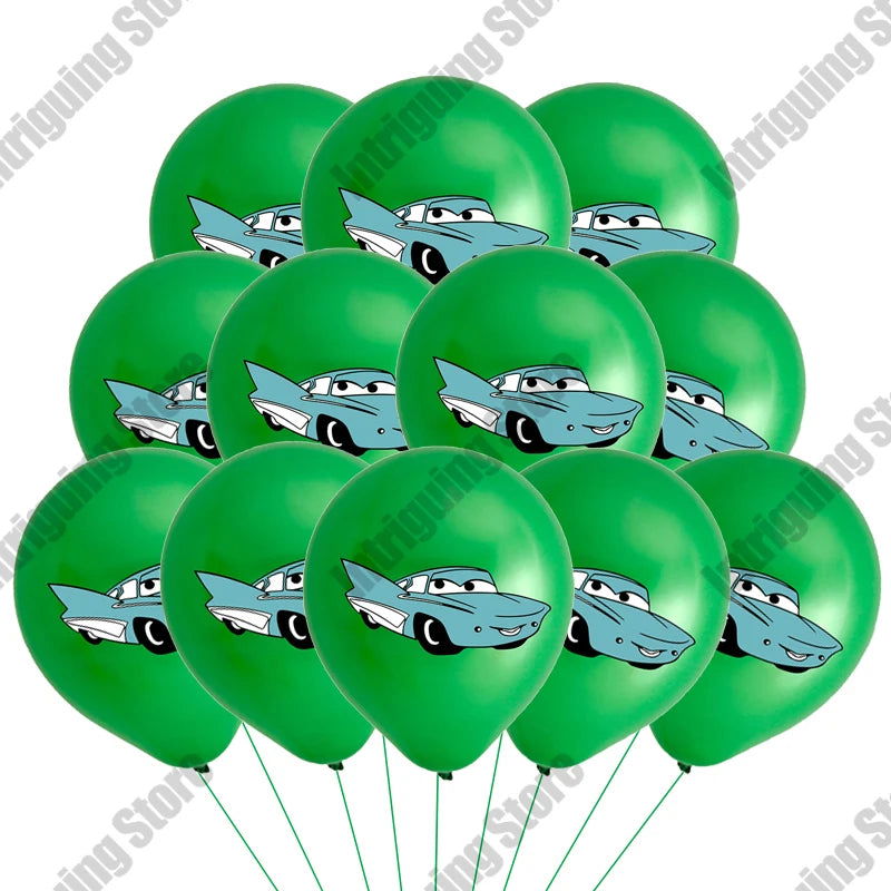 Disney Cars Lightning McQueen 32" Number Balloon Set   Baby Shower Supplies Birthday Party Decorations Kids Toy Gifts Air Globos - Slobuy