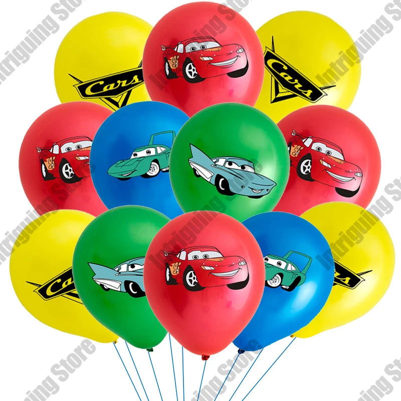 Disney Cars Lightning McQueen 32" Number Balloon Set   Baby Shower Supplies Birthday Party Decorations Kids Toy Gifts Air Globos - Slobuy