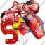 Disney Cars Lightning McQueen 32" Number Balloon Set   Baby Shower Supplies Birthday Party Decorations Kids Toy Gifts Air Globos - Slobuy