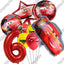 Disney Cars Lightning McQueen 32" Number Balloon Set   Baby Shower Supplies Birthday Party Decorations Kids Toy Gifts Air Globos - Slobuy