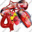 Disney Cars Lightning McQueen 32" Number Balloon Set   Baby Shower Supplies Birthday Party Decorations Kids Toy Gifts Air Globos - Slobuy