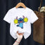 Disney Lilo Stitch Children T-Shirt Kawaii T Shirt Anime Cartoons Children Casual Clothes Tee Shirt Kid Girl Boy Fashion Y2K Top - Slobuy