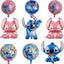 Disney Lilo&Stitch themed birthday party decoration cartoon helium latex balloon baby shower party supplies childrens toys gifts - Slobuy