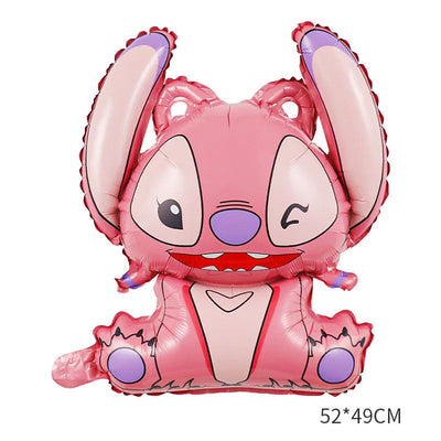 Disney Lilo&Stitch themed birthday party decoration cartoon helium latex balloon baby shower party supplies childrens toys gifts - Slobuy