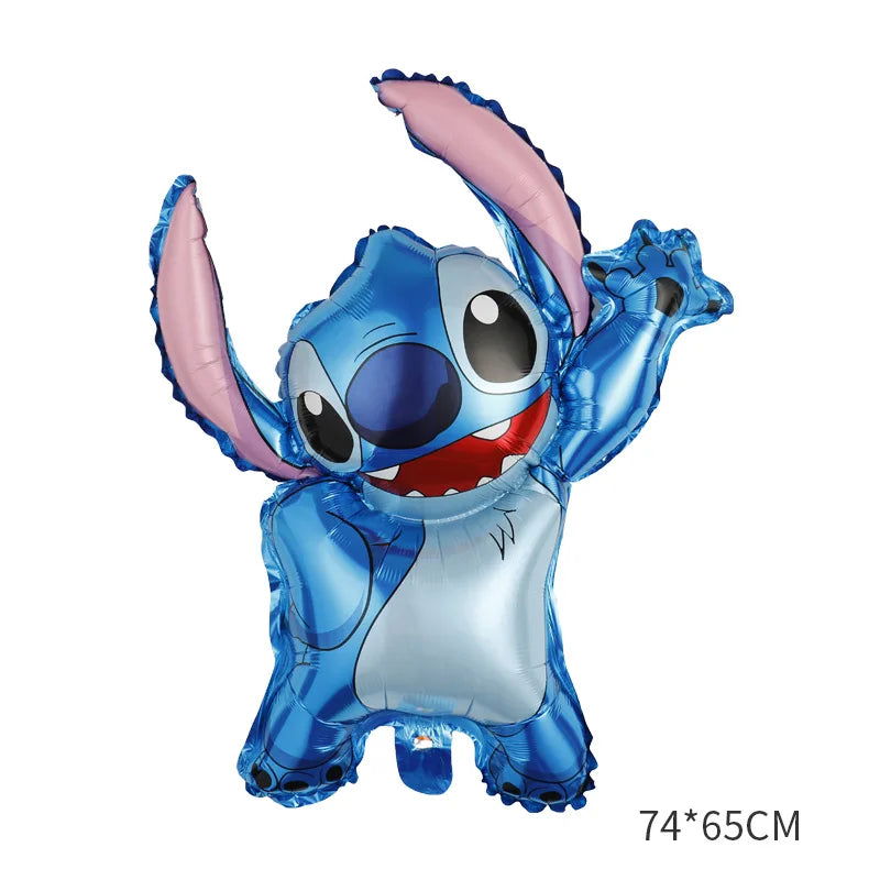Disney Lilo&Stitch themed birthday party decoration cartoon helium latex balloon baby shower party supplies childrens toys gifts - Slobuy