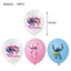 Disney Lilo&Stitch themed birthday party decoration cartoon helium latex balloon baby shower party supplies childrens toys gifts - Slobuy