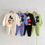 Disney Mickey Children' Tracksuit Cartoon Fashion Loose Baby Girl Boy Long Sleeve Crewneck Hoodies + Pants Two Piece Set Clothes - Slobuy