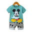 Disney Mickey Donald Duck Baby Clothing Girls Boys Cotton Suit for Children Two Clothes Sets for Babies Newborn Baby Clothes - Slobuy