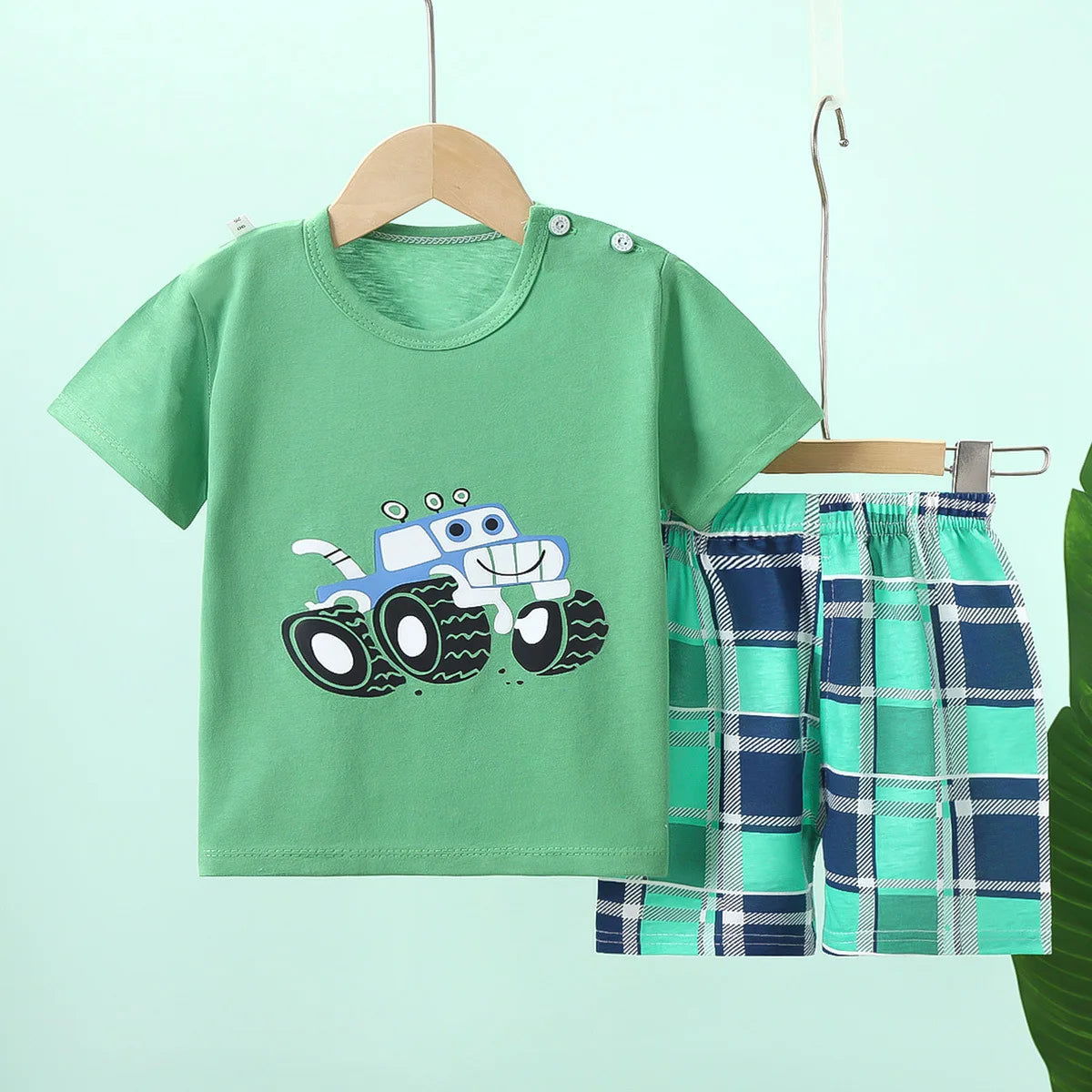 Disney Mickey Donald Duck Baby Clothing Girls Boys Cotton Suit for Children Two Clothes Sets for Babies Newborn Baby Clothes - Slobuy