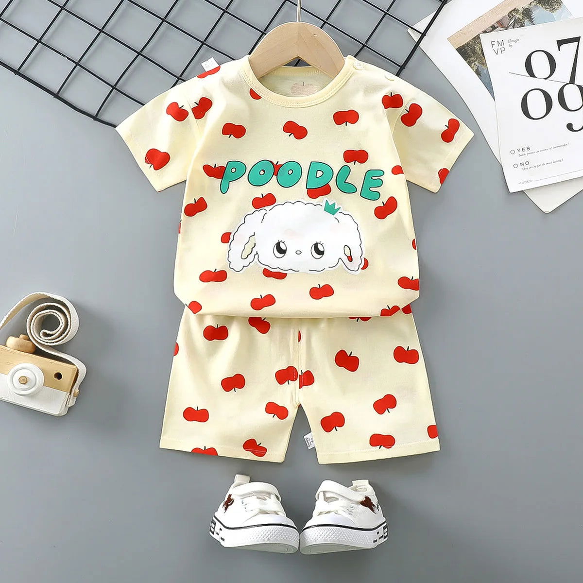 Disney Mickey Donald Duck Baby Clothing Girls Boys Cotton Suit for Children Two Clothes Sets for Babies Newborn Baby Clothes - Slobuy