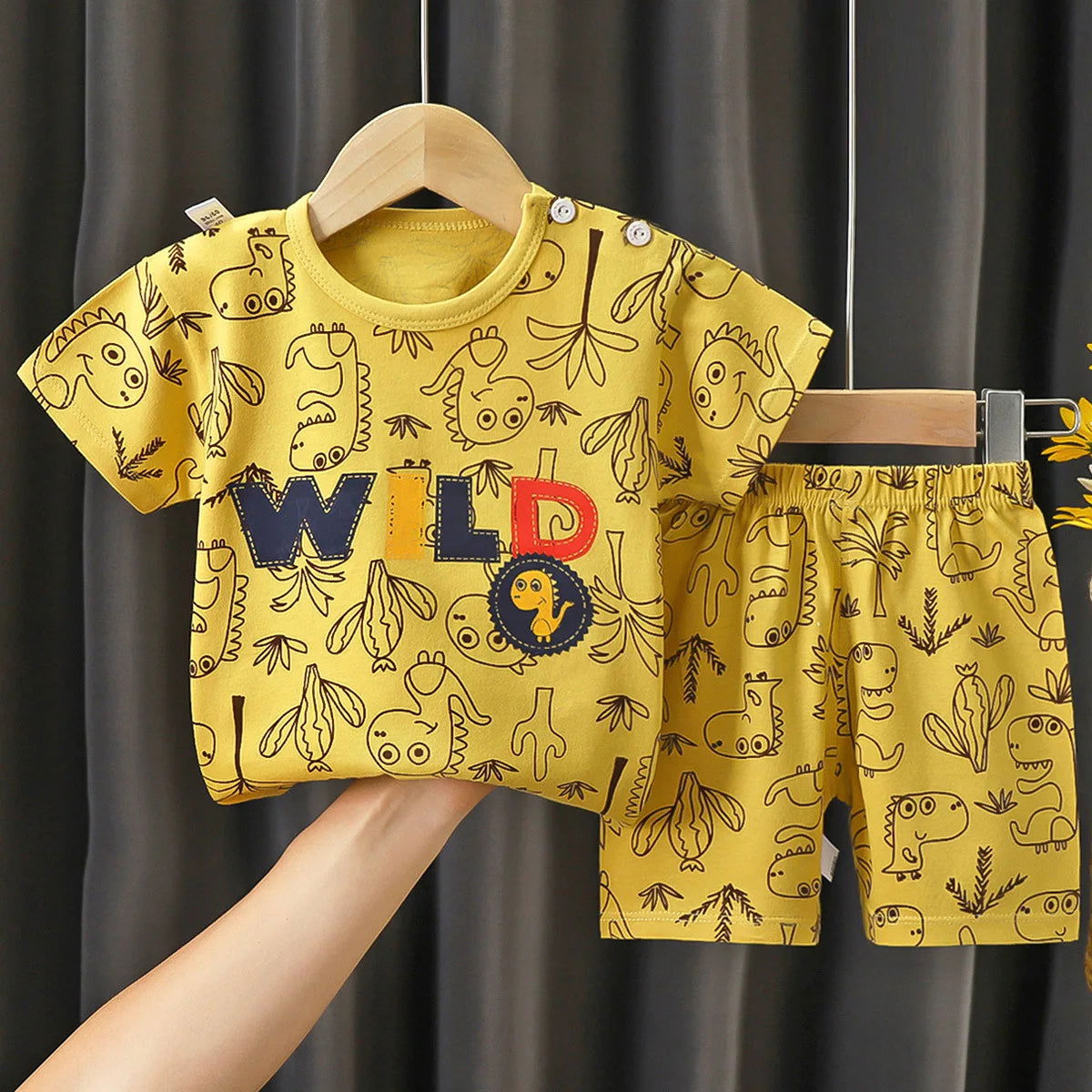 Disney Mickey Donald Duck Baby Clothing Girls Boys Cotton Suit for Children Two Clothes Sets for Babies Newborn Baby Clothes - Slobuy