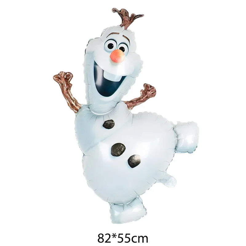 Disney Standing Pose Princess Elsa Anna Snowflake Magic Mirror New "Frozen" Aluminum Film Balloon Birthday Party Decoration - Slobuy