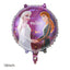 Disney Standing Pose Princess Elsa Anna Snowflake Magic Mirror New "Frozen" Aluminum Film Balloon Birthday Party Decoration - Slobuy