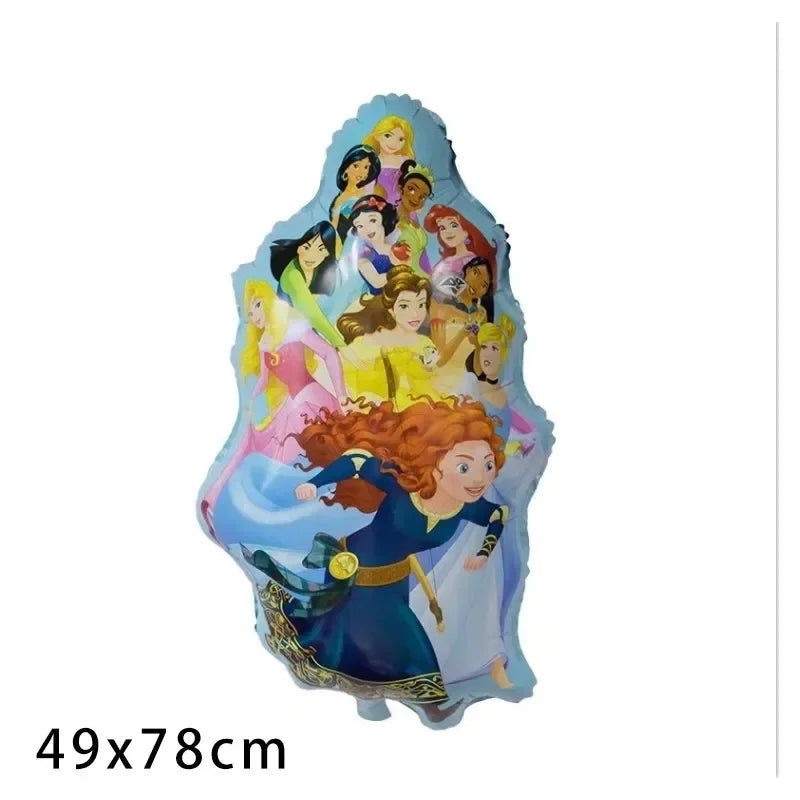 Disney Standing Pose Princess Elsa Anna Snowflake Magic Mirror New "Frozen" Aluminum Film Balloon Birthday Party Decoration - Slobuy