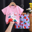 Disney Summer Baby Girl Clothes Set Cartoon Minnie Short Sleeve Cotton Girls Outfits for 0-3year Kids Clothes - Slobuy